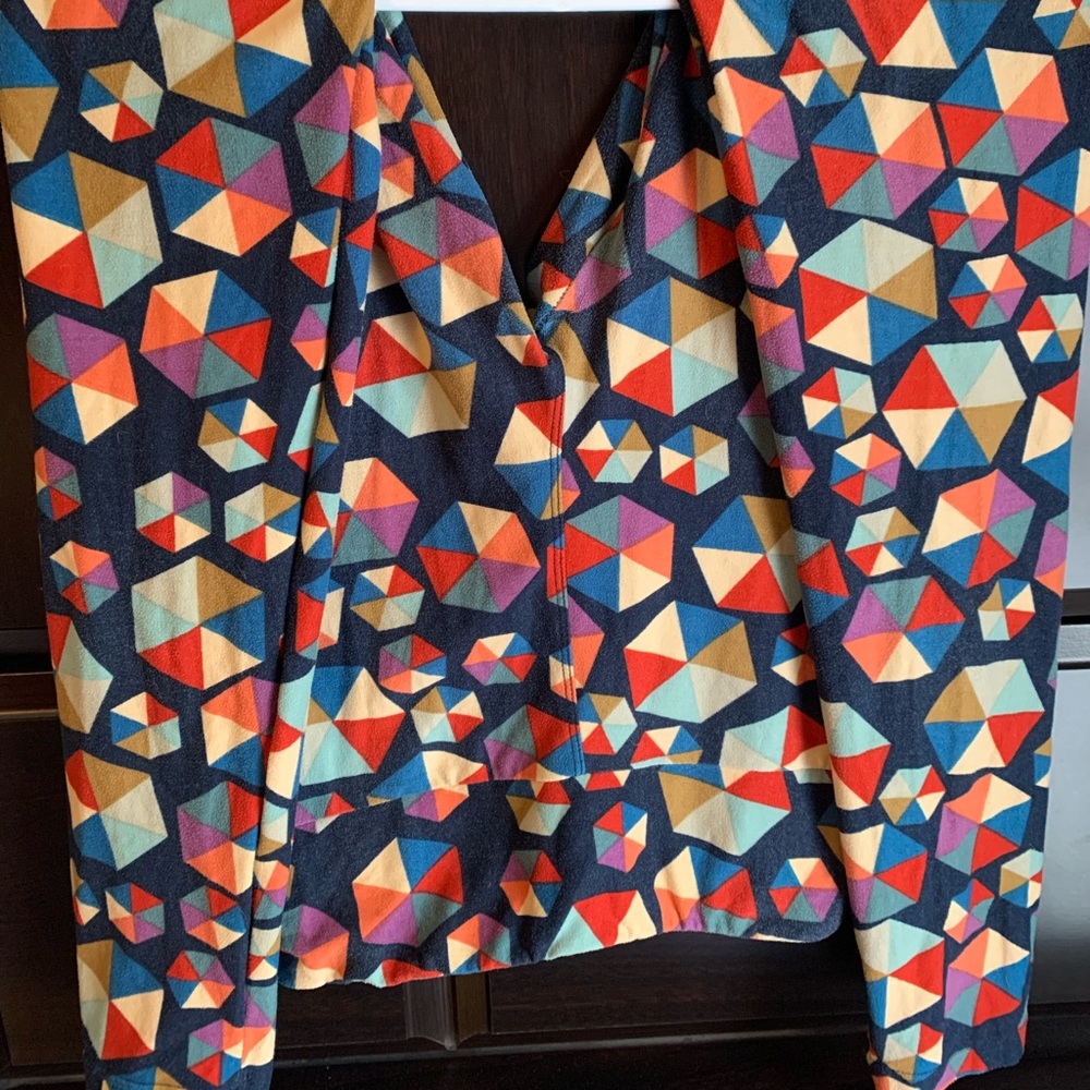 Lularoe leggings, multi color blue, OS